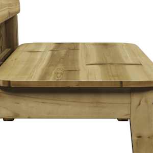 Zahradní židle 2 ks 60x52,5x72 cm impregnované borové dřevo - obrázek 7