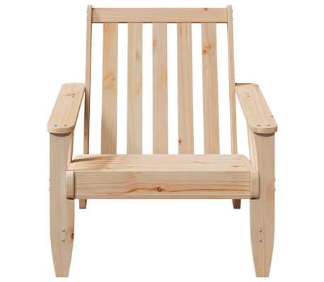 vidaXL Adirondack hagestol 75x77x77 cm heltre furu
