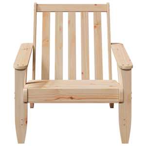 vidaXL Adirondack hagestol 75x77x77 cm heltre furu