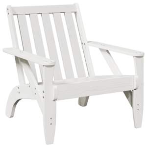 vidaXL aed adirondack tool, valge, 75x77x77 cm, m&auml;nnipuit