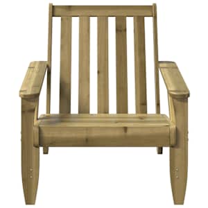 vidaXL Garden Adirondack kėdė 75x77x77 cm impregnuota pu&scaron;is