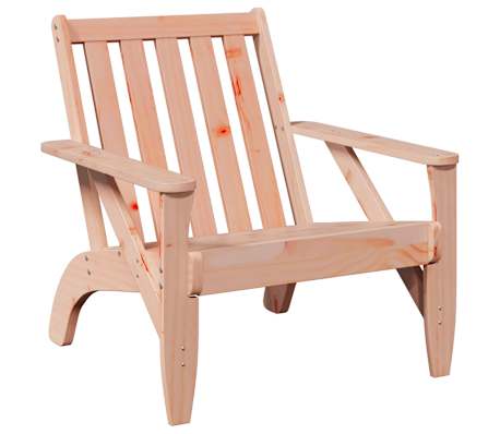 vidaXL Scaune Adirondack grădină 2 buc 75x77x77 cm lemn masiv Douglas