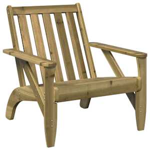 vidaXL Garden Adirondack Chairs 2 pcs 75x77x77 cm Impregnated Wood Pine