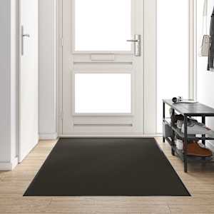 Doormat Drugo Črna 120 x 300 cm Poliamid in PVC