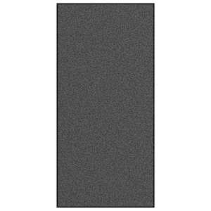 vidaXL Uksematt Muu Antratsiit ja must 120 x 250 cm Pol&uuml;amiid ja PVC
