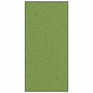 vidaXL Uksematt Roheline ja Must 120 x 250 cm 100% pol&uuml;amiid