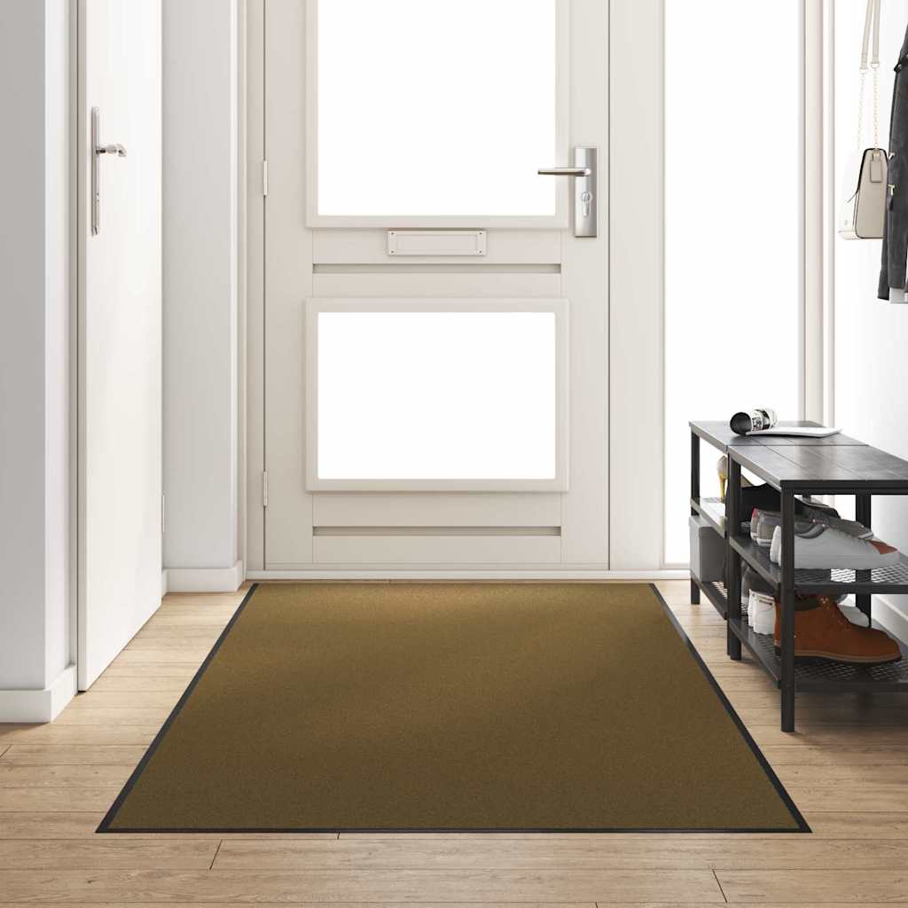 Кафява Изтривалка Машинно Пере 120x250 см