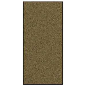 vidaXL Uksematt Pruun ja must 120 x 250 cm 100% pol&uuml;amiid