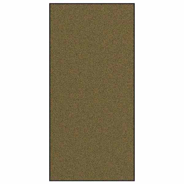 vidaXL Uksematt Pruun ja must 120 x 250 cm 100% pol&uuml;amiid