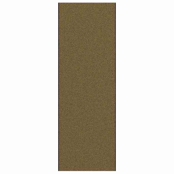 vidaXL Uksematt Pruun ja must 120 x 350 cm 100% pol&uuml;amiid