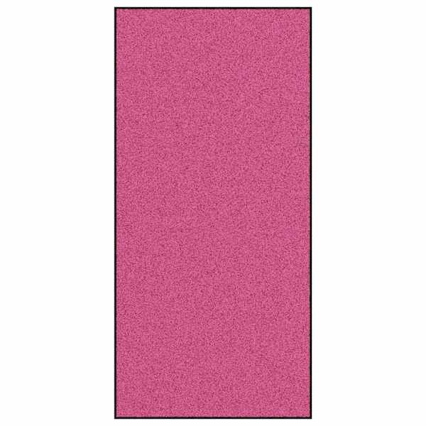 vidaXL Uksematt Roosa ja Must 120 x 250 cm 100% pol&uuml;amiid