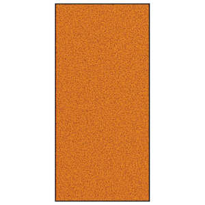vidaXL Uksematt Oranž ja Must 120 x 250 cm 100% pol&uuml;amiid