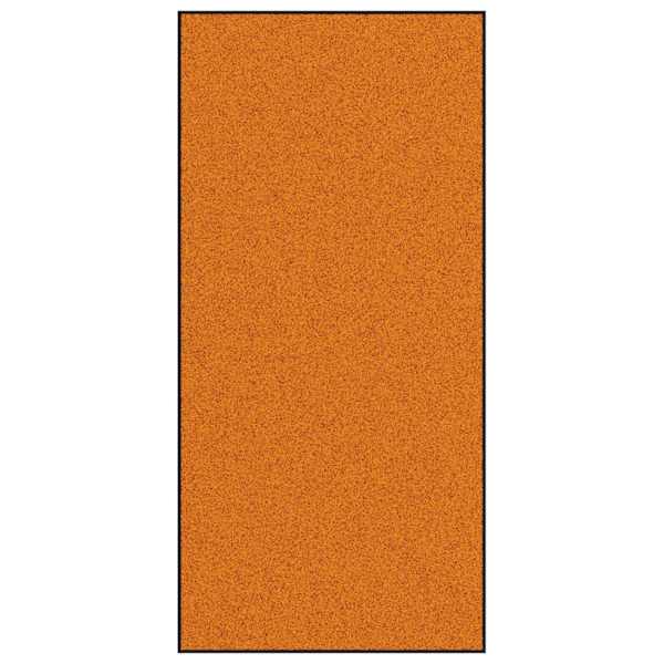 vidaXL Uksematt Oranž ja Must 120 x 250 cm 100% pol&uuml;amiid