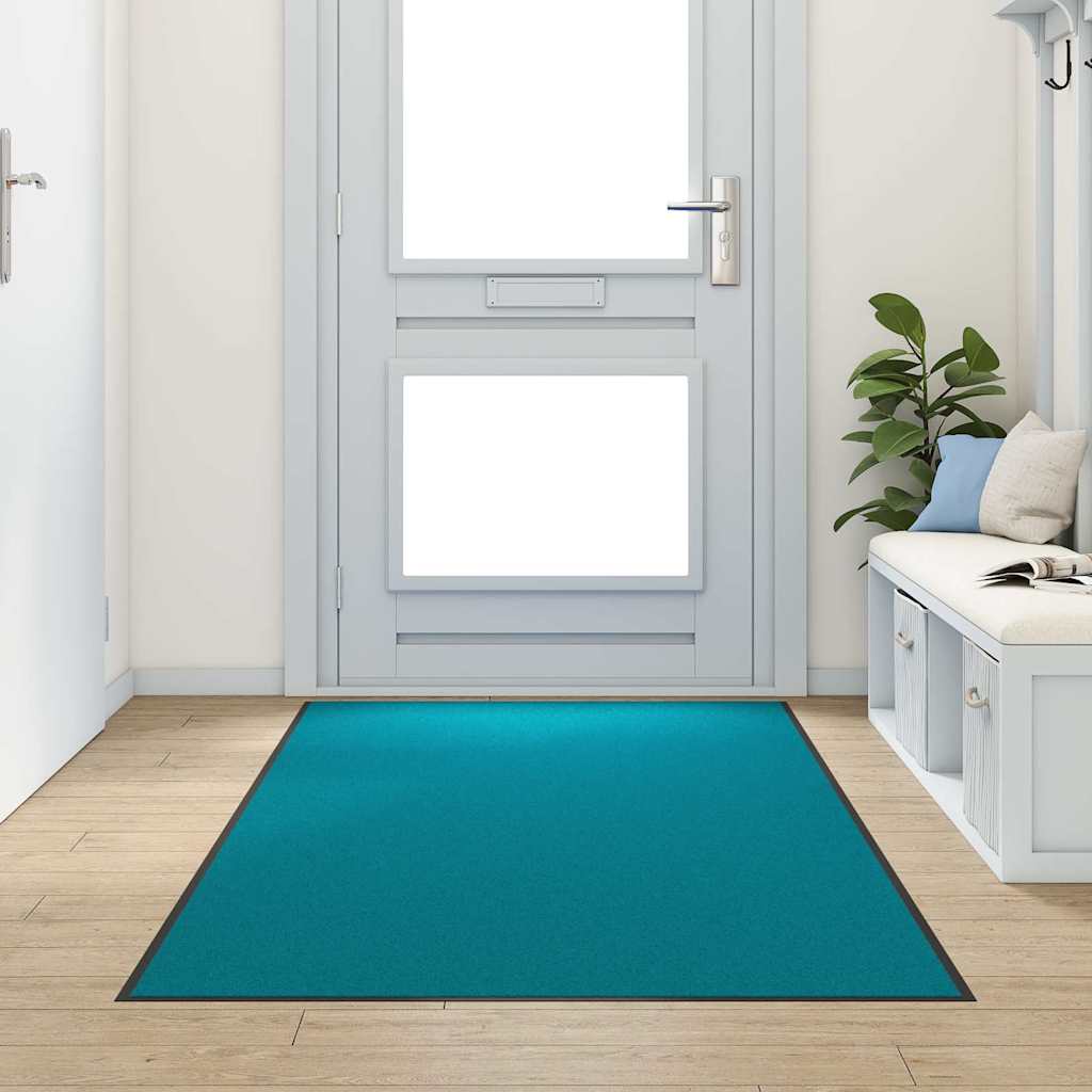 Изтривалка, пераща се, циан 120x250 см