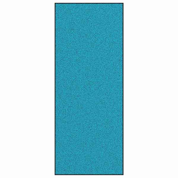 vidaXL Uksematt Ts&uuml;aan ja Must 120 x 300 cm 100% pol&uuml;amiid