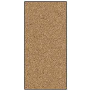 vidaXL Uksematt Muu Kreemja ja must 120 x 250 cm Pol&uuml;amiid ja PVC