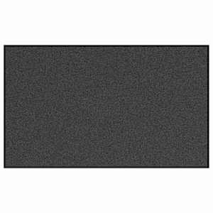 vidaXL Uksematt Antratsiit ja must 90 x 150 cm 100% pol&uuml;amiid