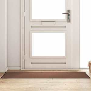 Doormat Drugo Rjava in črna 60 x 180 cm Polipropilen in vinil