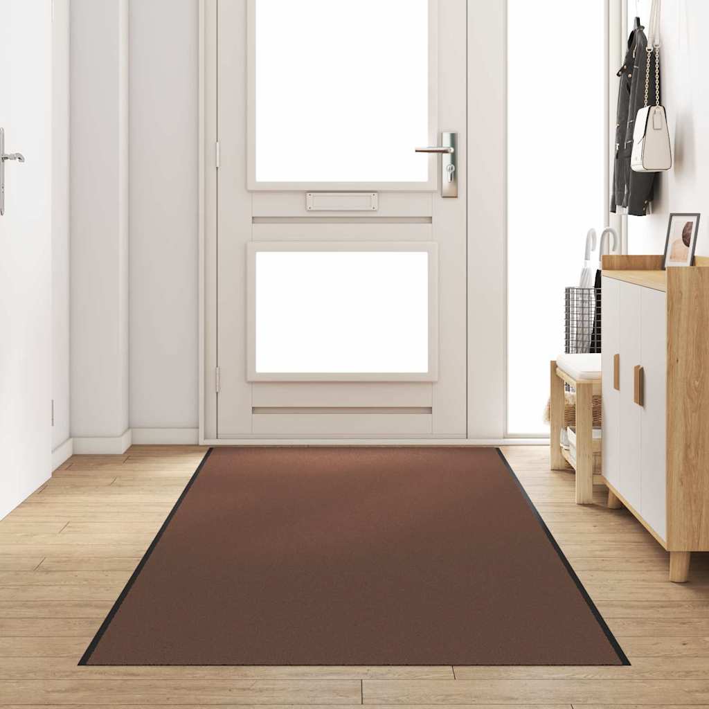 Правоъгълна Изтривалка Кафява 120x350 см