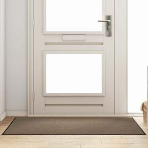 Doormat Drugo Bež in črna 90 x 150 cm Polipropilen in vinil