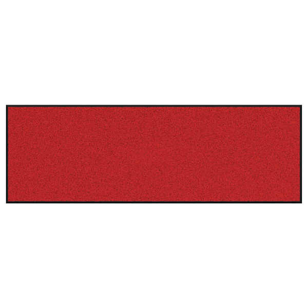 vidaXL Uksematt Punane ja Must 60 x 180 cm 100% pol&uuml;amiid