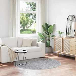 Antiskluzna Shaggy Preproga Siva 160 x 160 cm PP