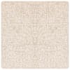 vidaXL Libisemisvastane Shaggy Vaip Kreemjas 200 x 200 cm PP