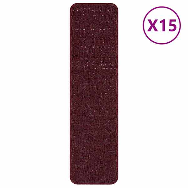 vidaXL Libisemisvastased trepimatid 15 tk 75 x 20 cm Bordoopunane PP