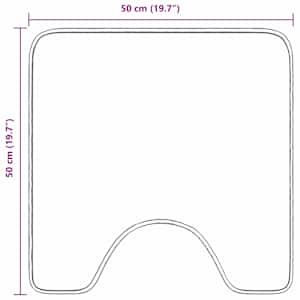 Protisliden kopalniški mat s izrezom za straniščno školjko Siva - slika 9