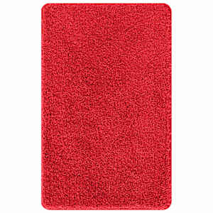 vidaXL Libisemisvastane vannimat Punane 50 x 80 cm PP