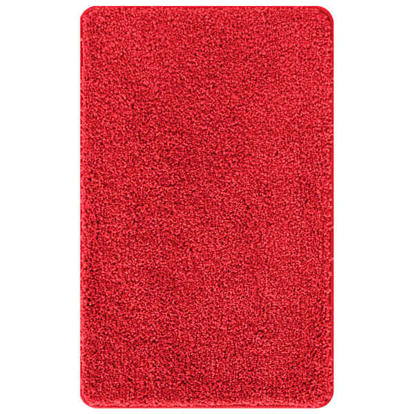 vidaXL Libisemisvastane vannimat Punane 50 x 80 cm PP