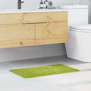 Protivdrsna preproga za kopalnico Zelena 50 x 80 cm PP