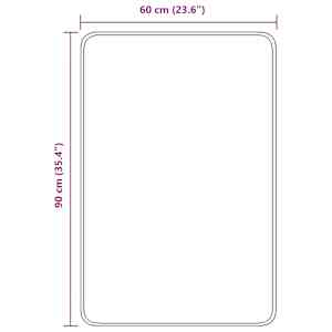 Protivdrsna preproga za kopalnico krema 60 x 90 cm PP - slika 9