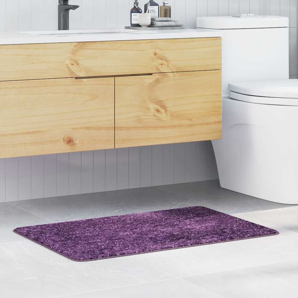 vidaXL Covoare de baie anti-derapante Violet 60 x 90 cm PP