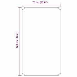 Protivdrsna preproga za kopalnico Oranžna 70 x 120 cm PP - slika 9