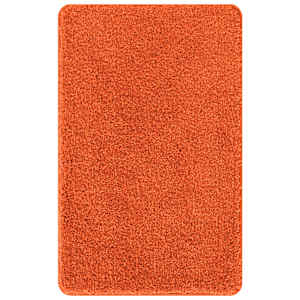 Sada protiskluzových koupelnových rohoží 3 pcs Oranžová PP - obrázek 4