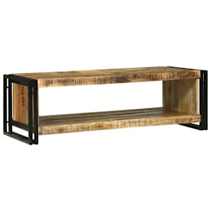 Konferenční stolek Hnědá 120 x 50 x 38 cm Masivní mangové dřevo - obrázek 1
