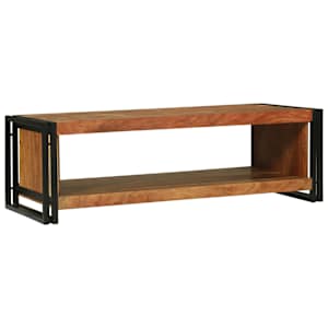 Konferenční stolek Hnědá 120 x 50 x 38 cm Masivní akátové dřevo - obrázek 6