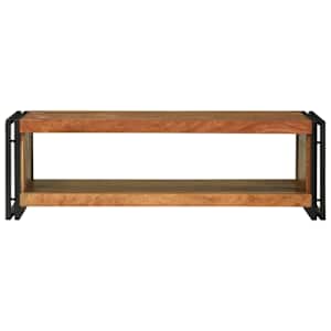 Konferenční stolek Hnědá 120 x 50 x 38 cm Masivní akátové dřevo - obrázek 3