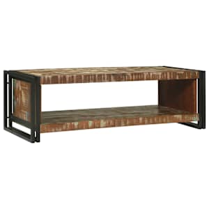 Konferenční stolek 120 x 50 x 38 cm Masivní obnovované dřevo - obrázek 5