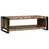 vidaXL Kohvilaud Mitmev&auml;rviline 120 x 50 x 38 cm Tugev taastatud puit