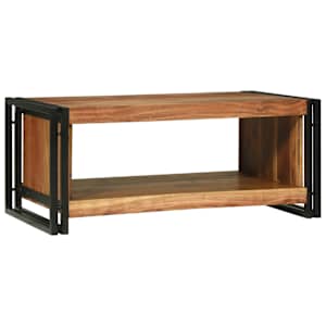 Konferenční stolek Hnědá 90 x 50 x 38 cm Masivní akátové dřevo - obrázek 6