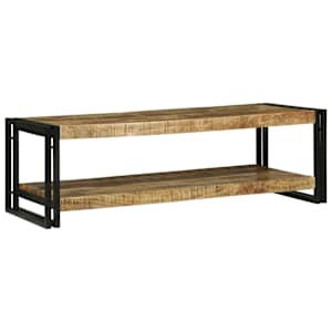 Konferenční stolek Hnědá 120 x 50 x 38 cm Masivní mangové dřevo - obrázek 2