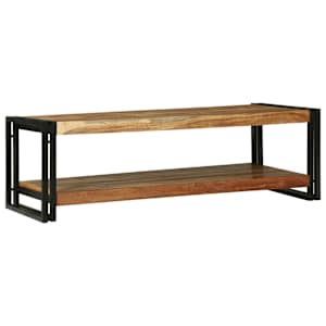 Konferenční stolek Hnědá 120 x 50 x 38 cm Masivní akátové dřevo - obrázek 2