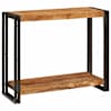 vidaXL Konsoollaud riiuliga Pruun 90 x 33 x 75 cm Tugev mango puu