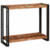 vidaXL Konsoollaud Mitmev&auml;rviline 90 x 33 x 75 cm Tugev taastatud puit