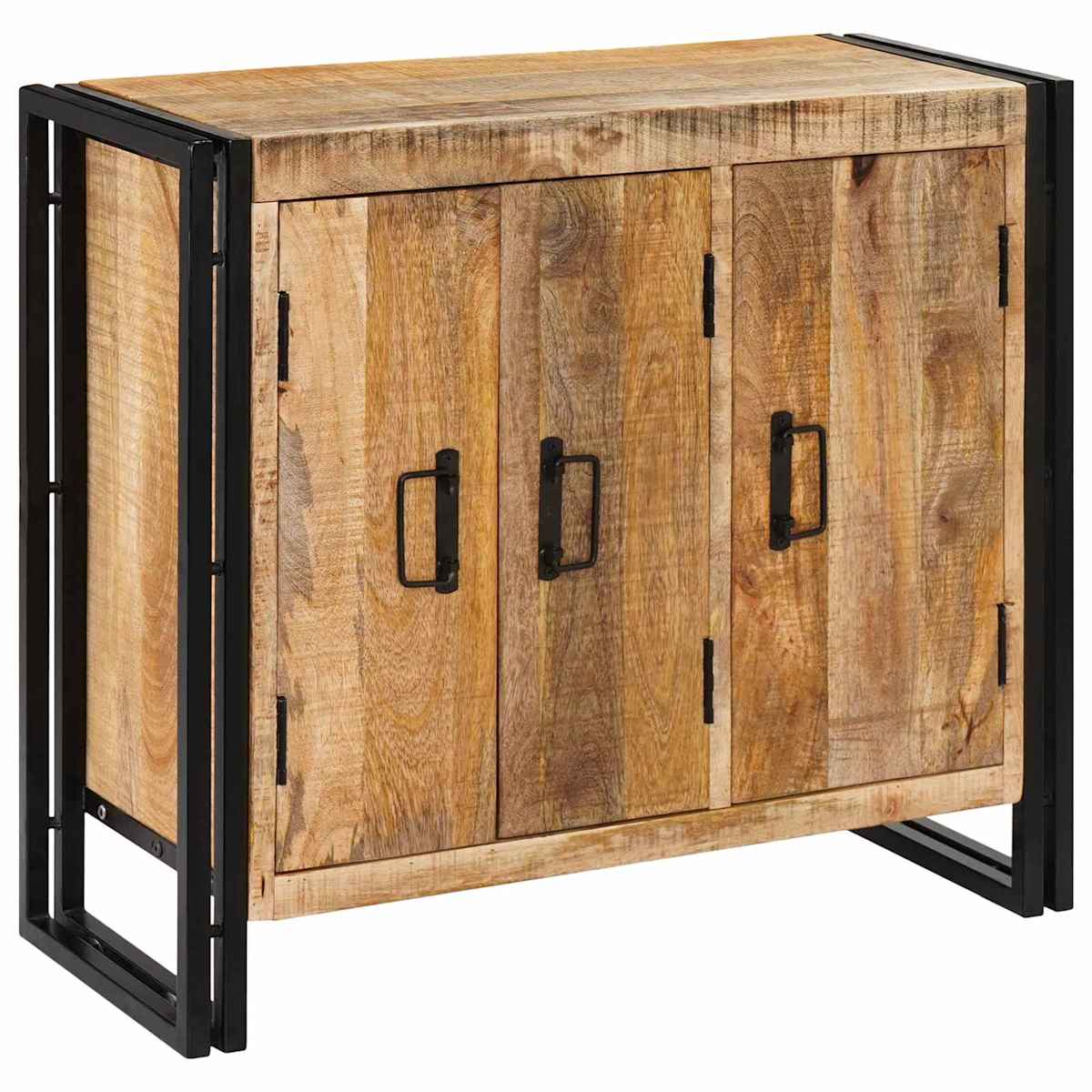 Sideboard Brun 80 x 33 x 70 cm Massivt mangotræ - Billede 2