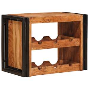 Stojalo za vino Rjava 100 x 45 x 33 cm Masiven les akacije