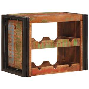 vidaXL Veepudeli Riiul Pruun 60 x 45 x 33 cm Tugev taastatud puit