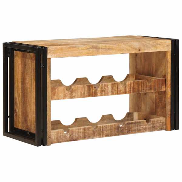 vidaXL Veepudeli Riiul Pruun 80 x 45 x 33 cm Tugev Karm Mango Puit